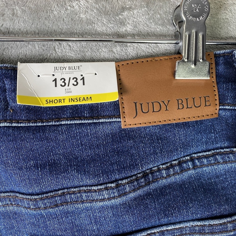 Judy Blue Jeans Womens 13/31 Short Tummy Control High Waist Bootcut Dark JB88786 - Picture 16 of 16